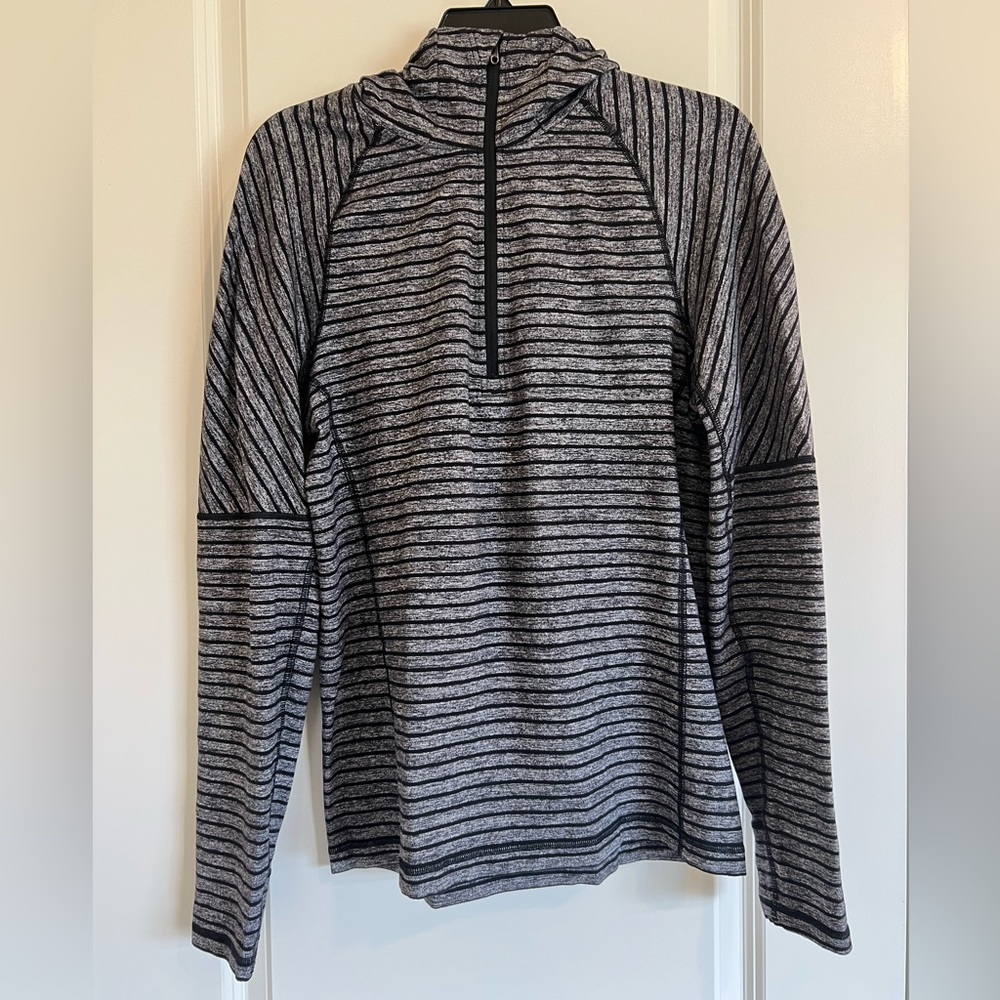Men's Gray Striped Shirt